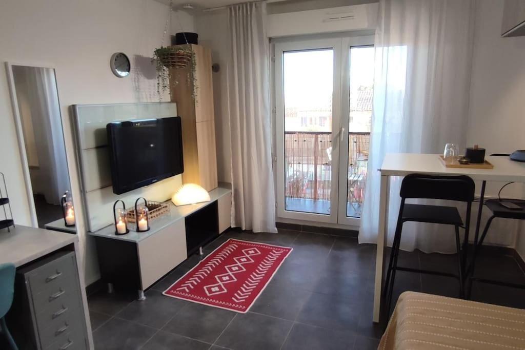 Caducee Studio Climatise Balcon Ensoleille Parking Nord Montpellier Grabels المظهر الخارجي الصورة